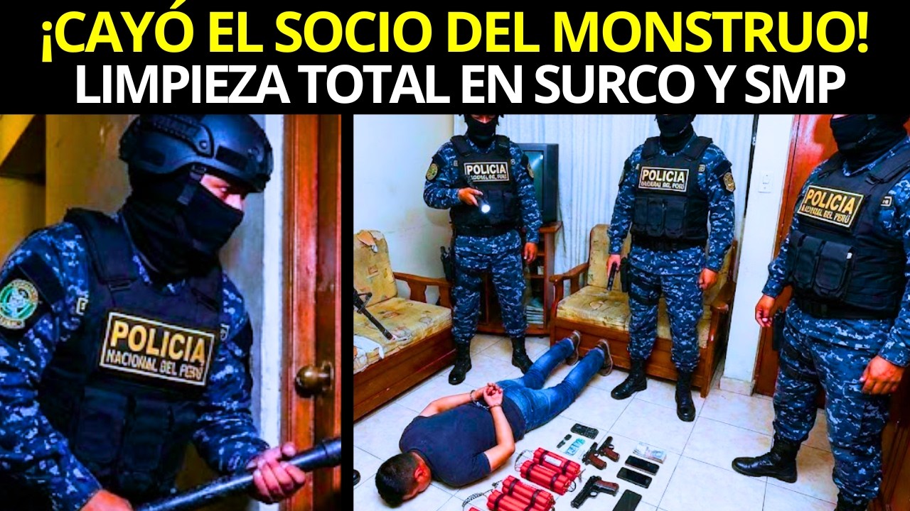 💥PNP REVIENTA MANSIÓN EN SURCO Y CAE CHON ASESINO DE CHOFERES Y LÍDER DE LOS AMIGOS DEL SUR