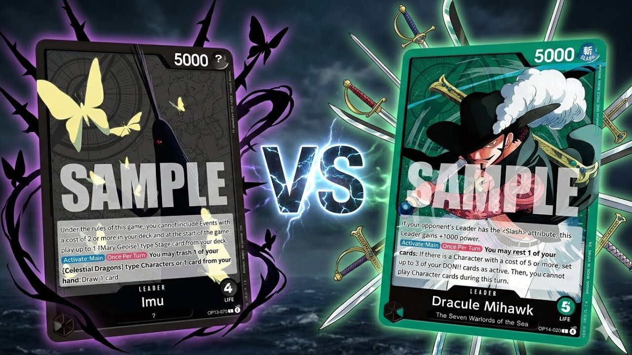 Imu ⚫️ vs Mihawke 🟢 | OP15 | One piece tcg