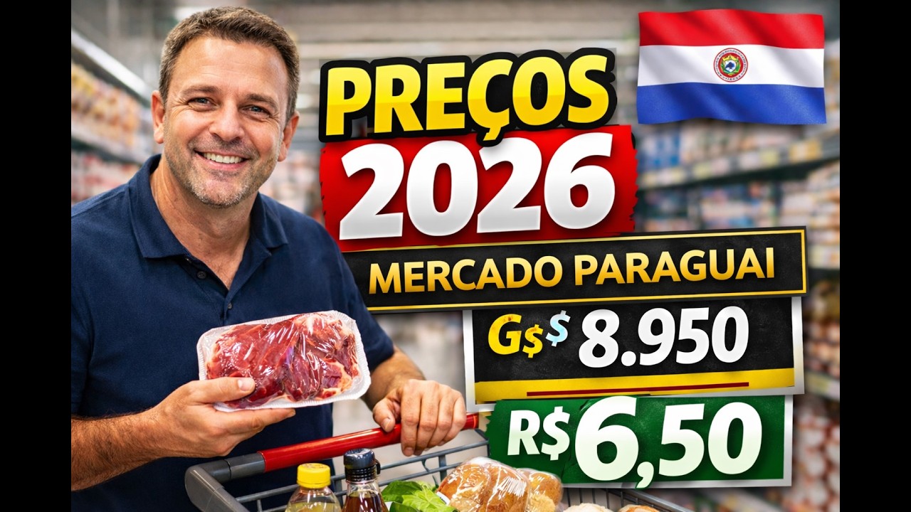 Fui ao Mercado no Paraguai em 2026… Olha Isso