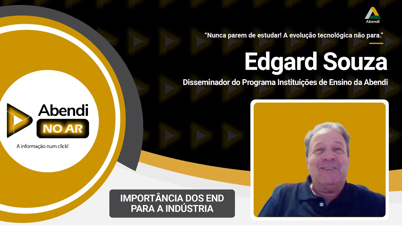 WebTV Abendi no Ar | Evolução tecnológica em END com Edgard de Castro Souza