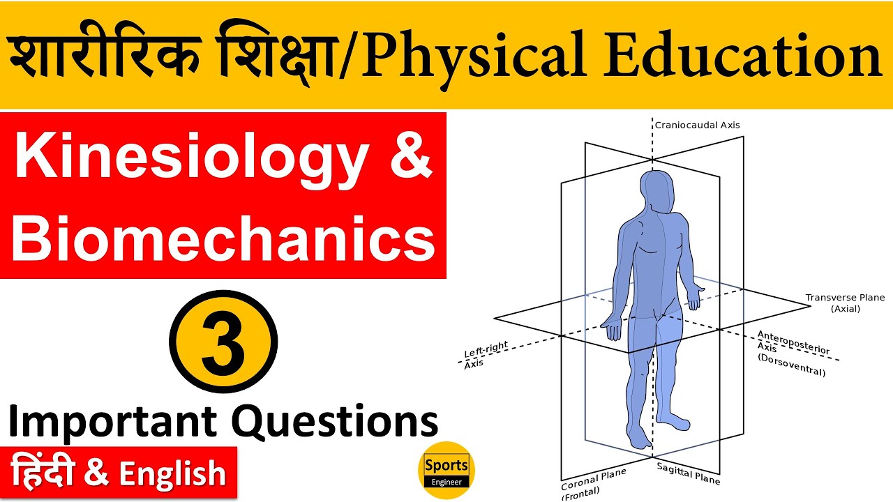 Kinesiology & Biomechanics {Part-3} Physical Education MCQs by Sports Engineer