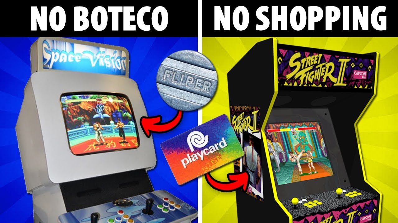 Boteco vs Shopping qual o melhor Lugar pra jogar Fliperama?