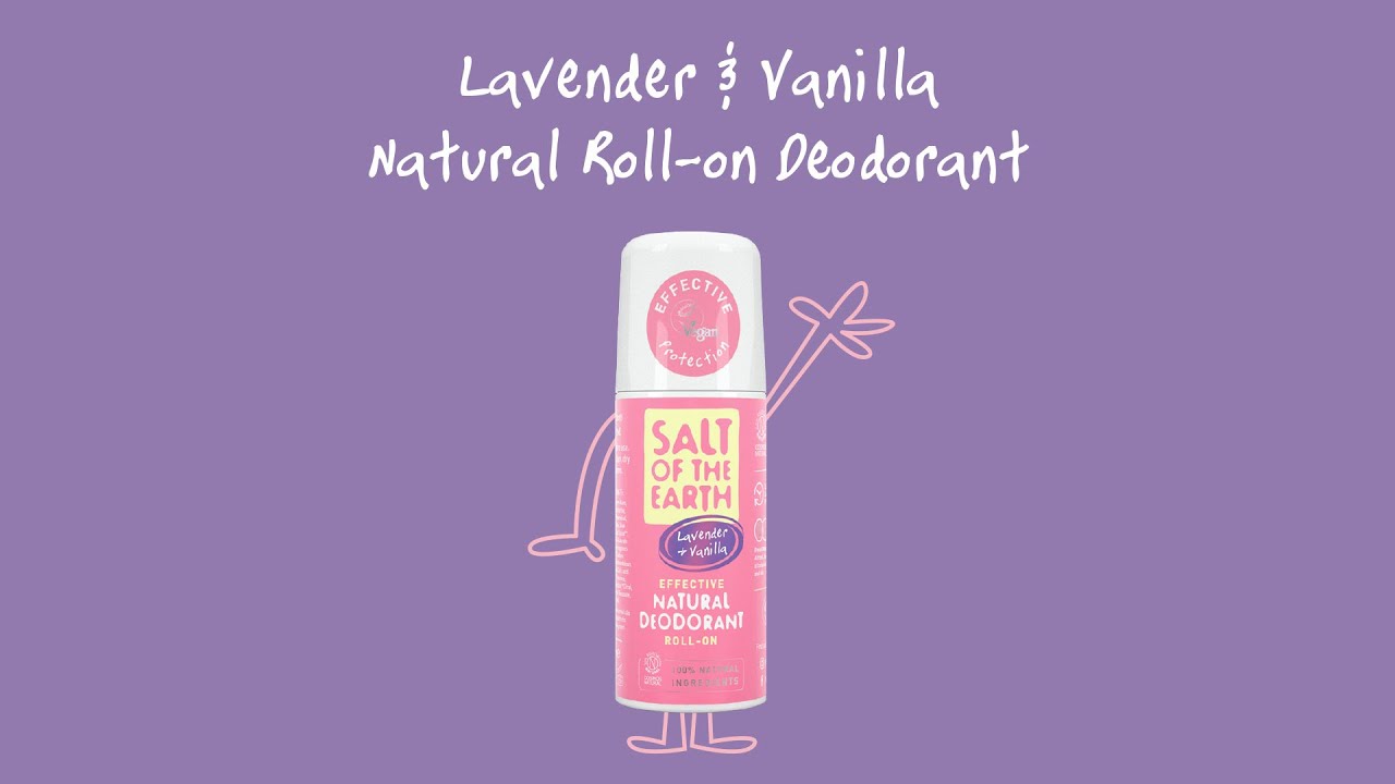 Natural Roll-On Deodorant | Lavender & Vanilla | Salt of the Earth