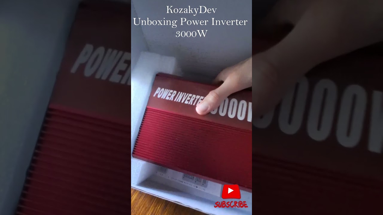 Unboxing Power Inverter 3000W #inverter #power #3000w #kozakydev #unboxing