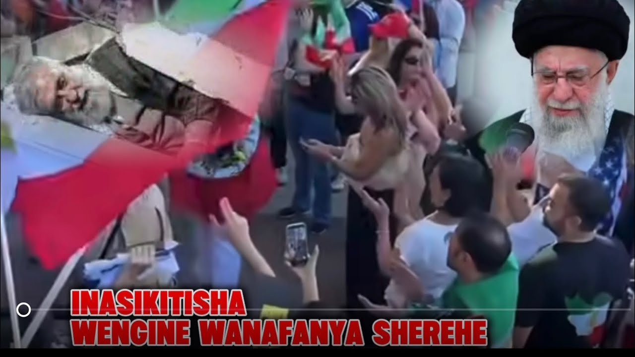 TAZAMA IRAN WAKISHEHEREKEA  KIFO CHA KHAMENEI | SINTOFAHAMU MAREKANI WAANDAMANA
