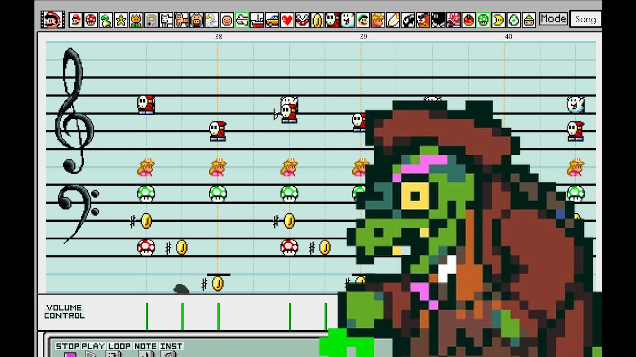 Super Mario Paint - Hammer of Justice (Deltarune Chapter 4)