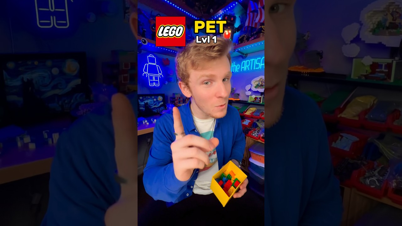 How to build a LEGO PET like a pro&hellip; #shorts