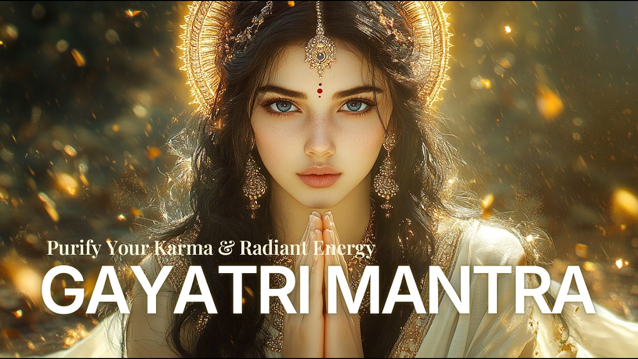 🔥𝟓𝟐𝟖𝐇𝐳  Purify Your Karma & Radiant Energy: Powerful Gayatri Mantra for a Soul-Stirring Awakening