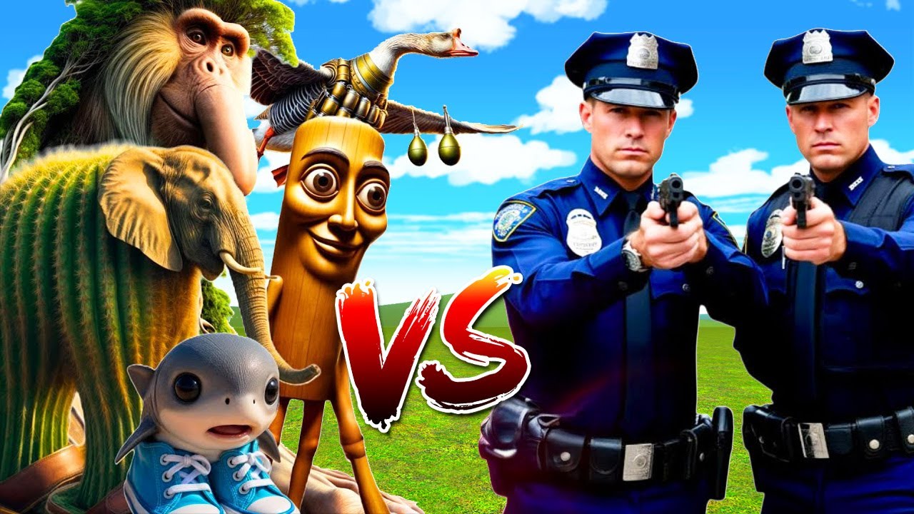 Batalla Epica de ITALIAN BRAIN ROT vs Noo La Polizia 🥺
