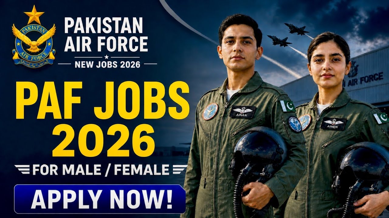 Pakistan airforce new jobs 2026| GD Pilot, Air Defense, Logistics, A&SD new jobs 2026| Bilal Ahmad