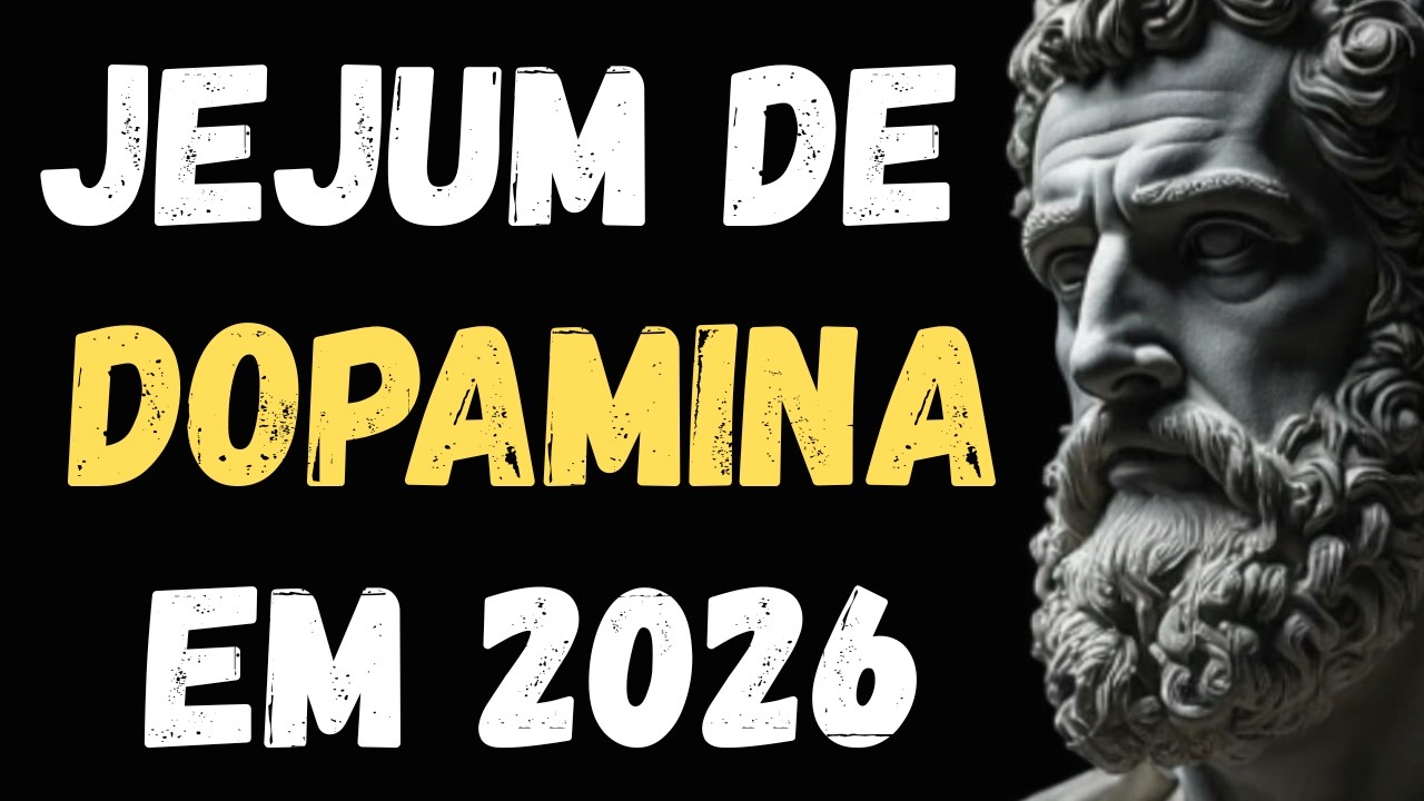 JEJUM DE DOPAMINA: O MÉTODO ESTOICO Para RECUPERAR Seu FOCO em 2026 | ESTOICISMO 🏛️