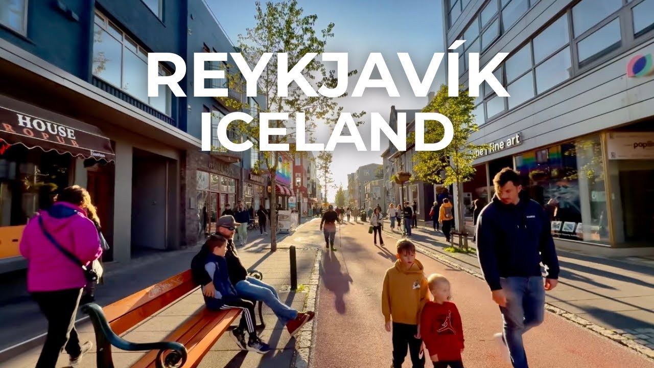 You’ve Never Seen Reykjavík Iceland Like This – 1 Hour No Talking Walking Tour in 4K