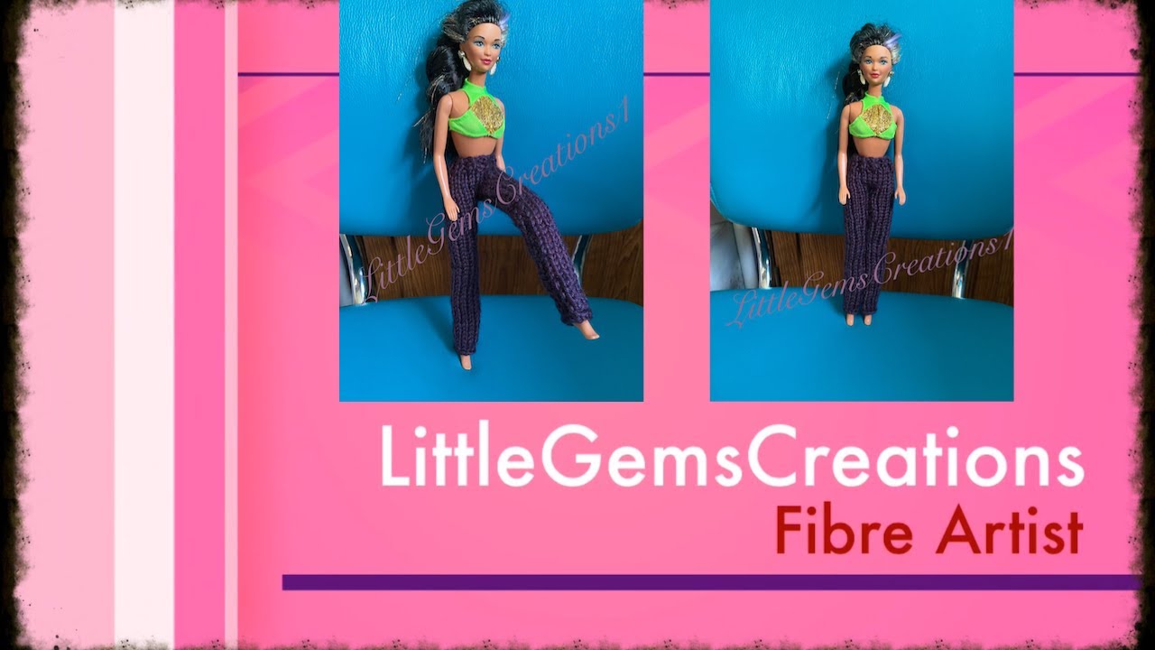 Knit Barbie Doll Pants