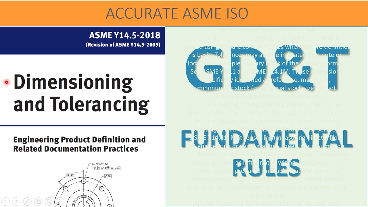 GD&T FUNDAMNTAL RULES ASME 2018