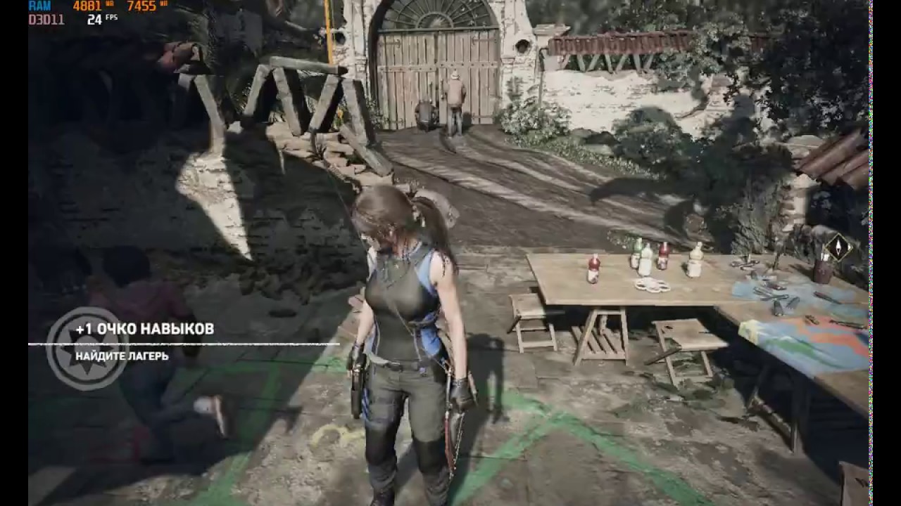Запуск Shadow of the Tomb Rider на gtx 750 Ti x3430 2 4g 8gb RAM