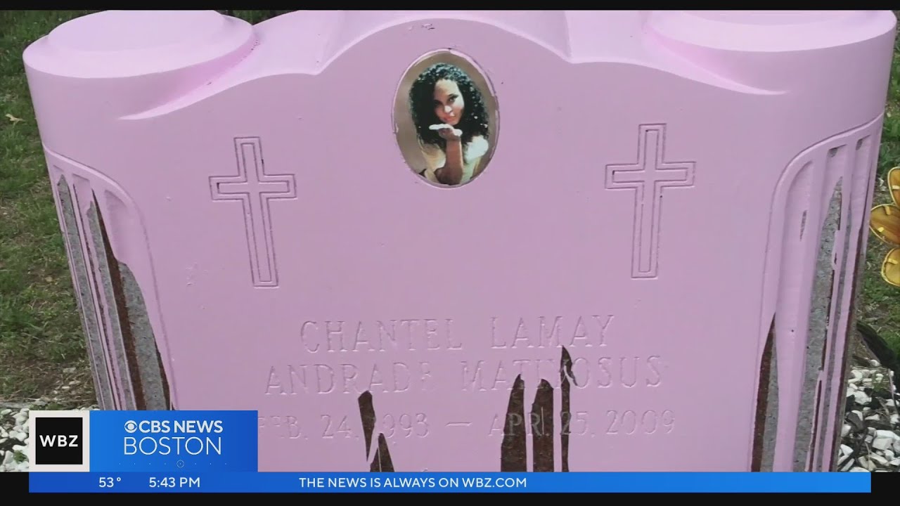 Murdered teen's grave covered with pink paint in Brockton