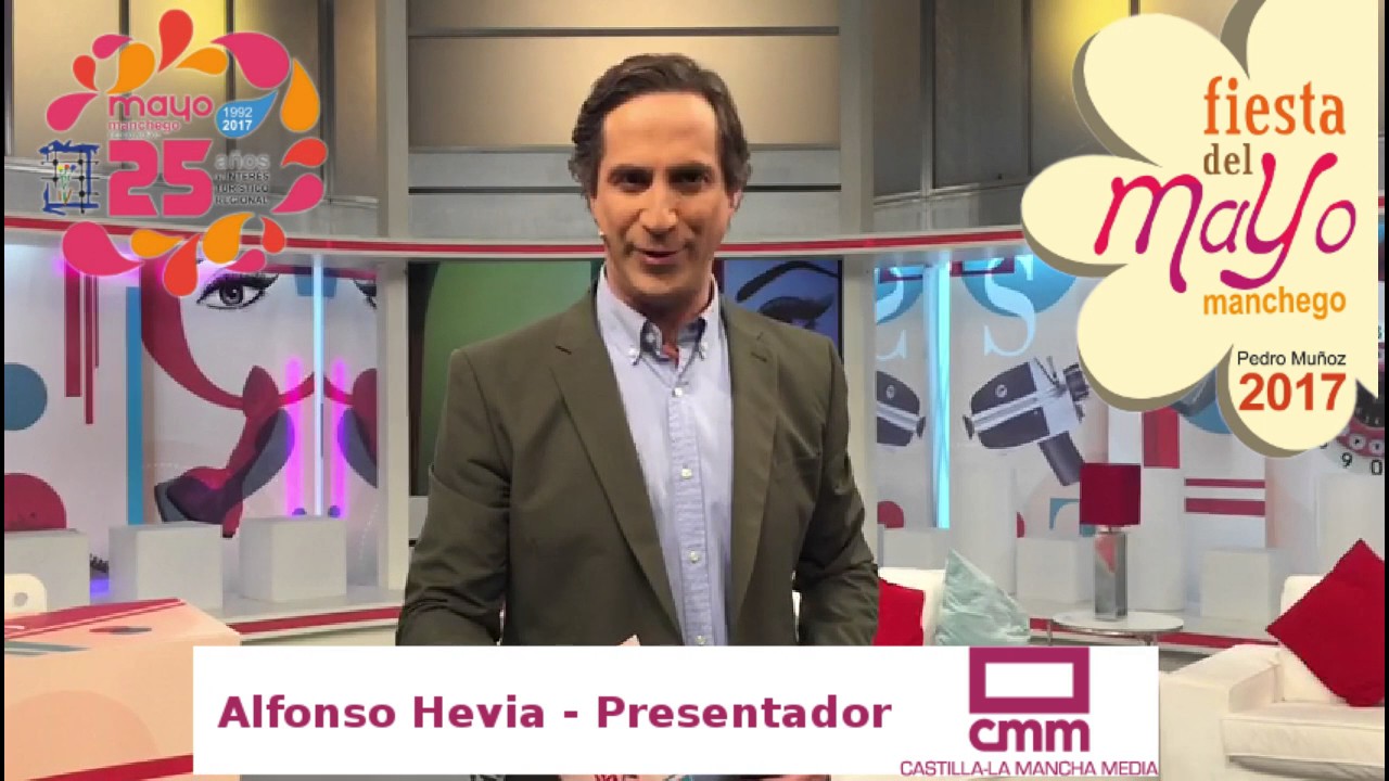 Alfonso Hevia, presentador fiesta del Mayo manchego 2017