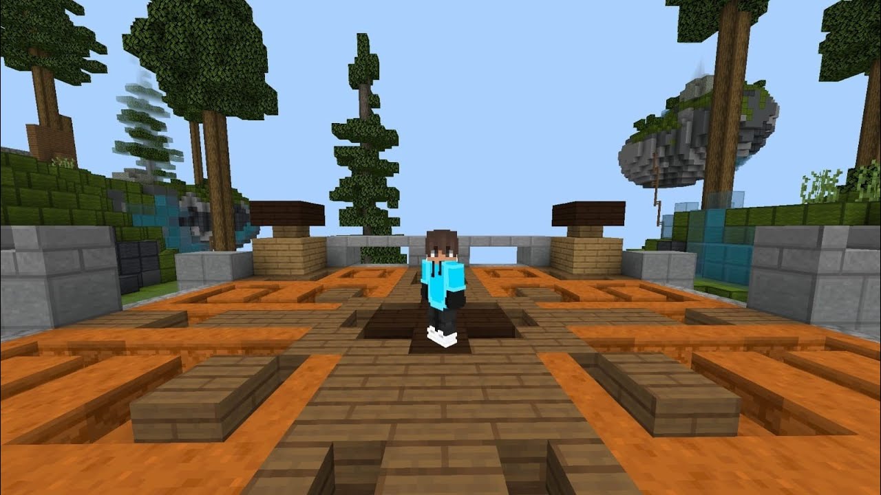 Hive bedwars player new touch no split screen practice 