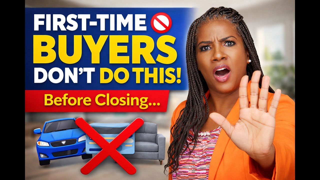 FIRST-TIME BUYERS 🚫 DON’T DO THIS! | Biggest Mistakes Before Closing (Realtor Explains)