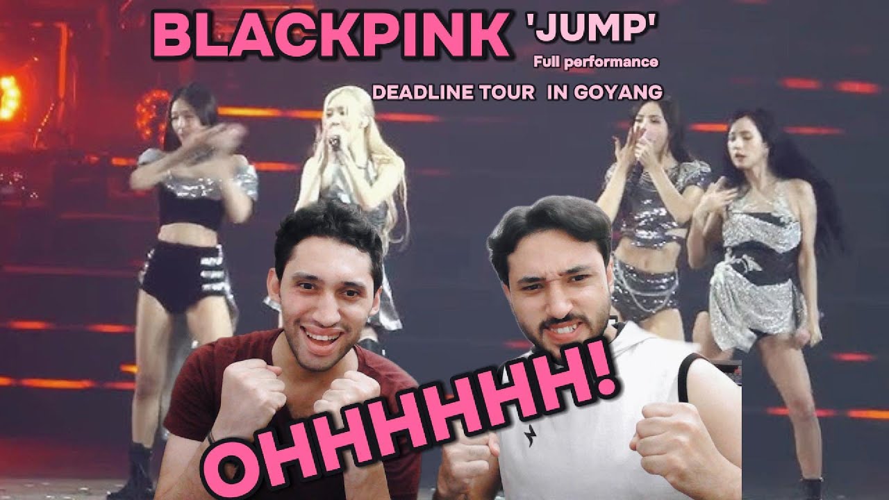 Twins Reaction BLACKPINK “JUMP” Full performance video on DEADLINE TOUR  IN GOYANG 250705