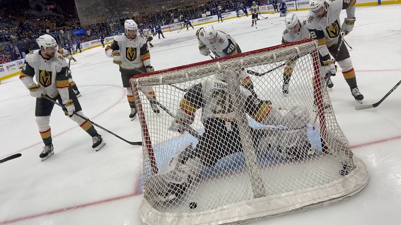 Golden Knights@Leafs pre-game warm up