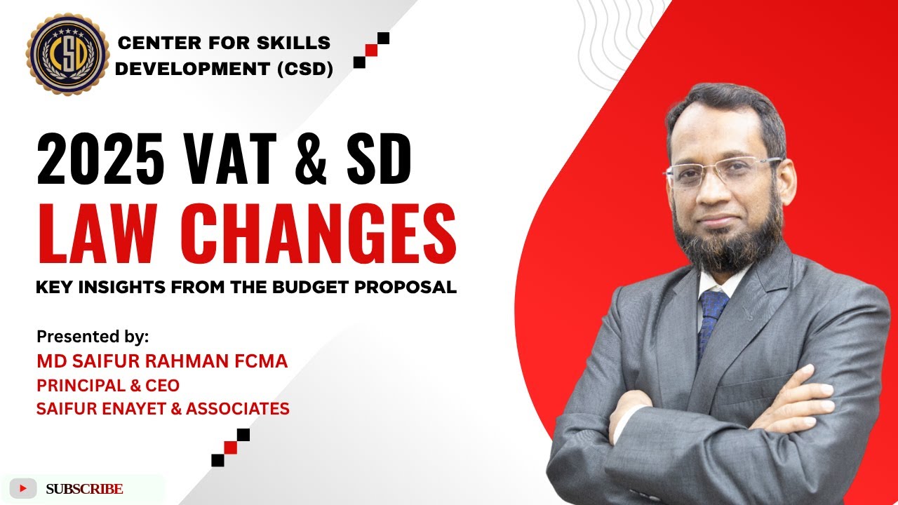 VAT & SD Law Changes 2025 Explained | Budget Highlights & Expert Insights!