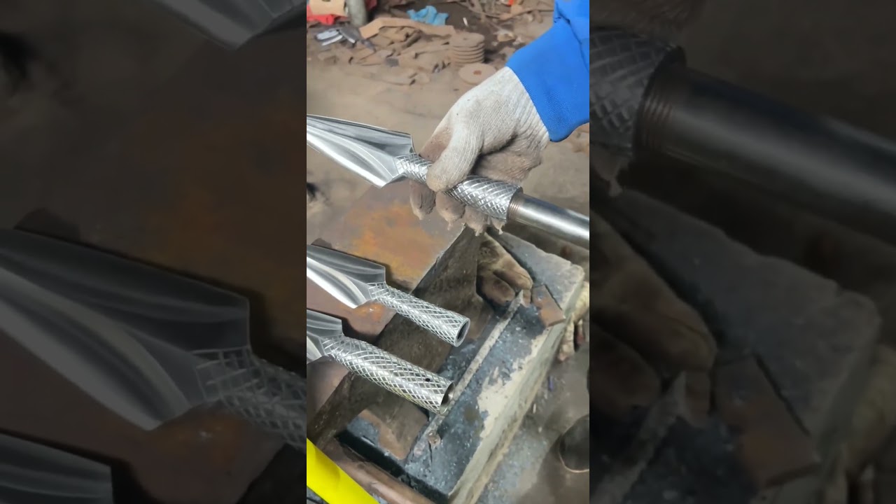 A sharp Western spear #craftsman #diy #craftsmanship #art #forge #weapon#Blacksmith