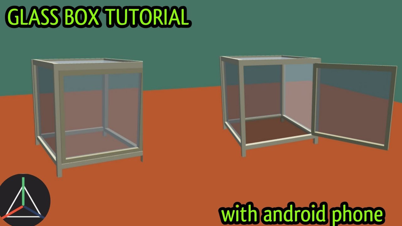 How to model Glass box in prisma 3d.