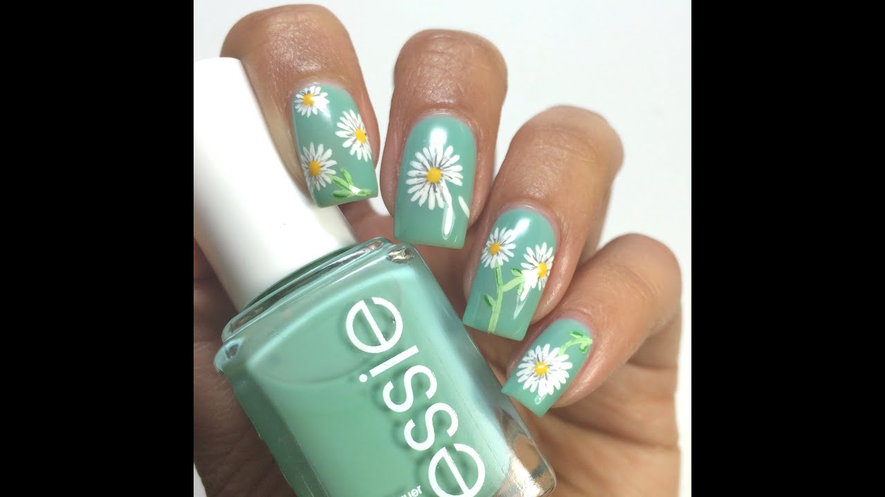 How To: Daisy nail art