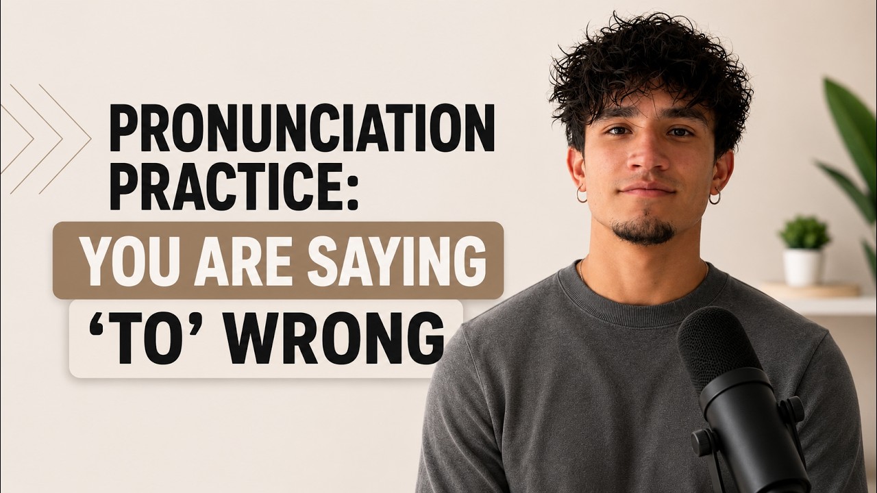 Pronunciation Lesson: Mastering the Weak Form of “TO”  