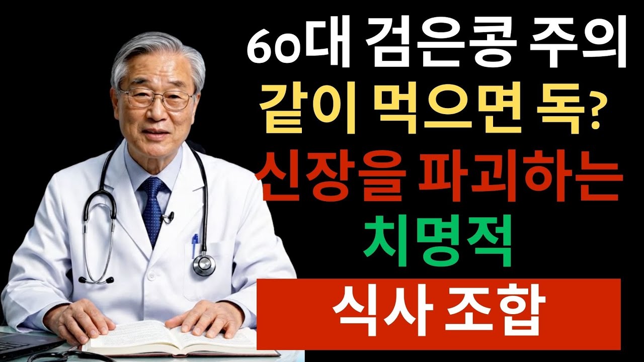 건강하려고 먹은 검은콩이 신장 망친 이유｜충격적 진실 | 시니어건강정보