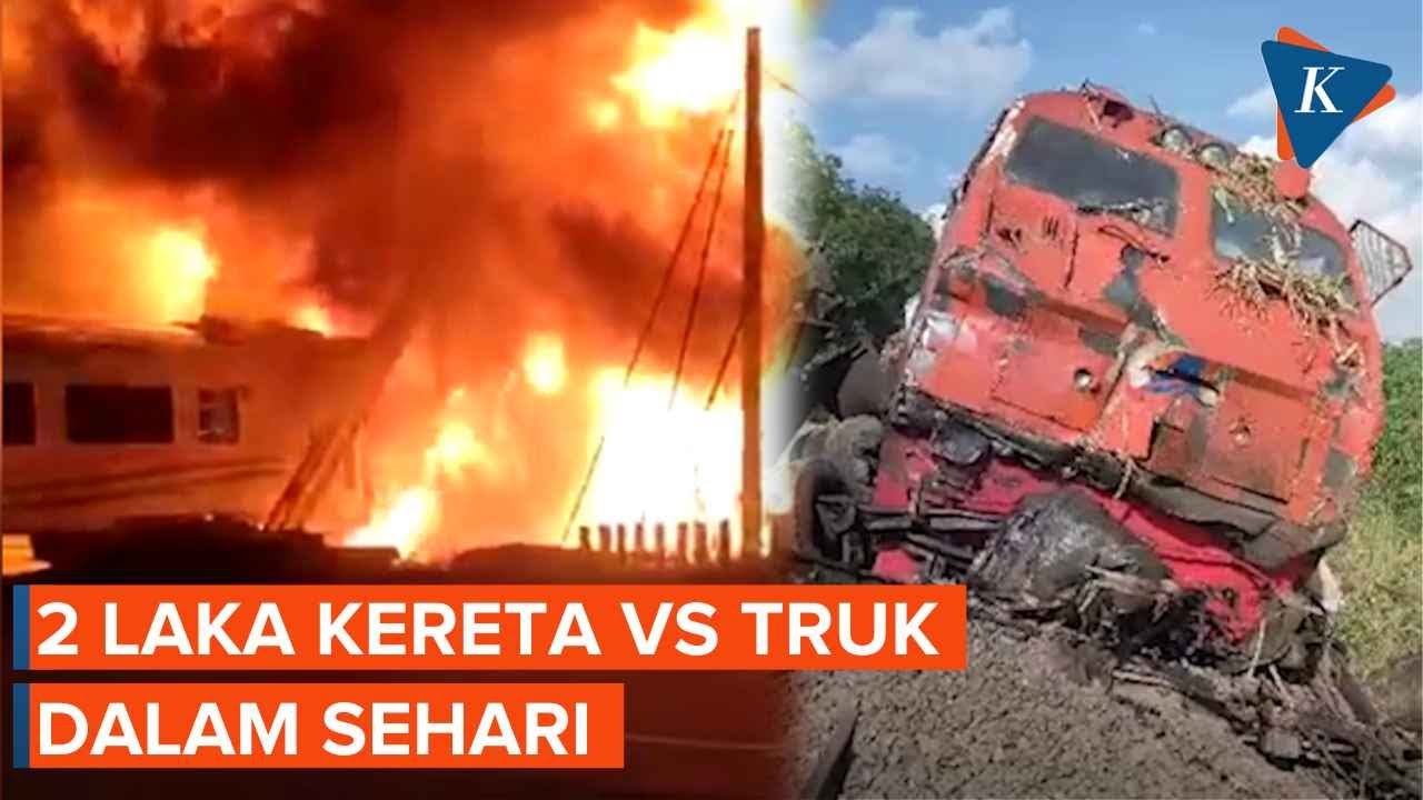 Kronologi Kecelakaan Kereta Api Vs Truk di Lampung dan Semarang