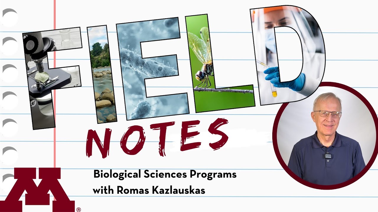Field Notes: Master of Biological Sciences Program with Romas Kazlauskas