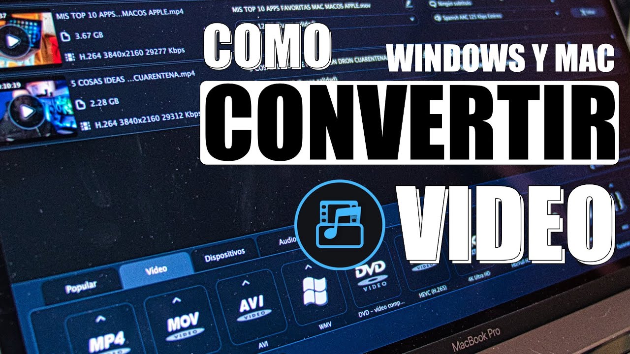 Como CONVERTIR un VIDEO a CUALQUIER FORMATO