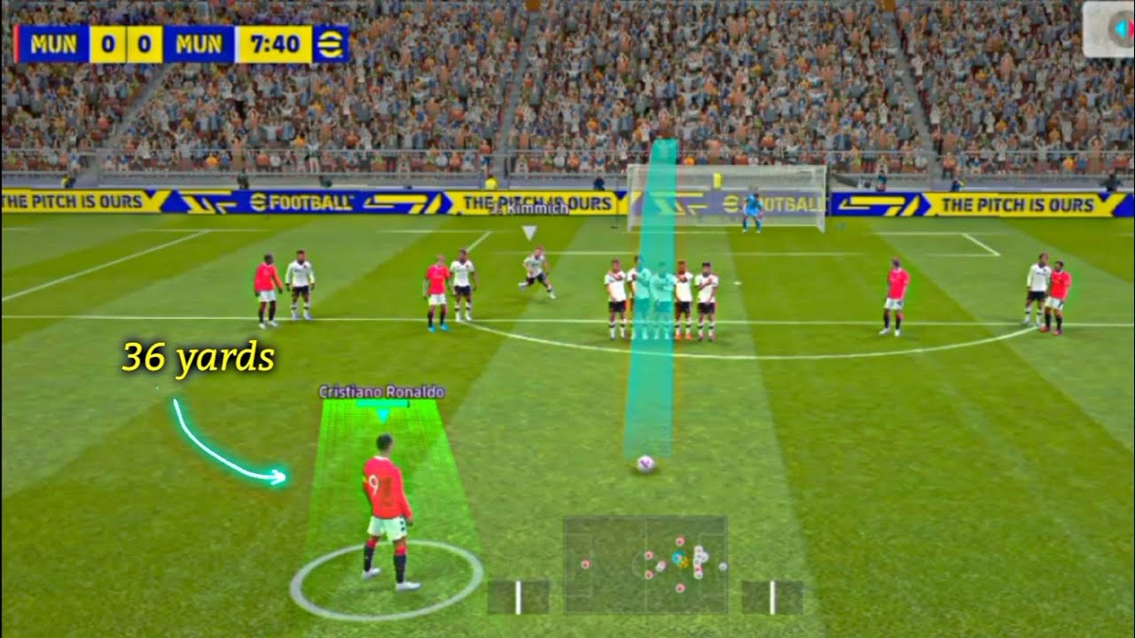 Cristiano Ronaldo's Best Freekick Commentary in Efootball...