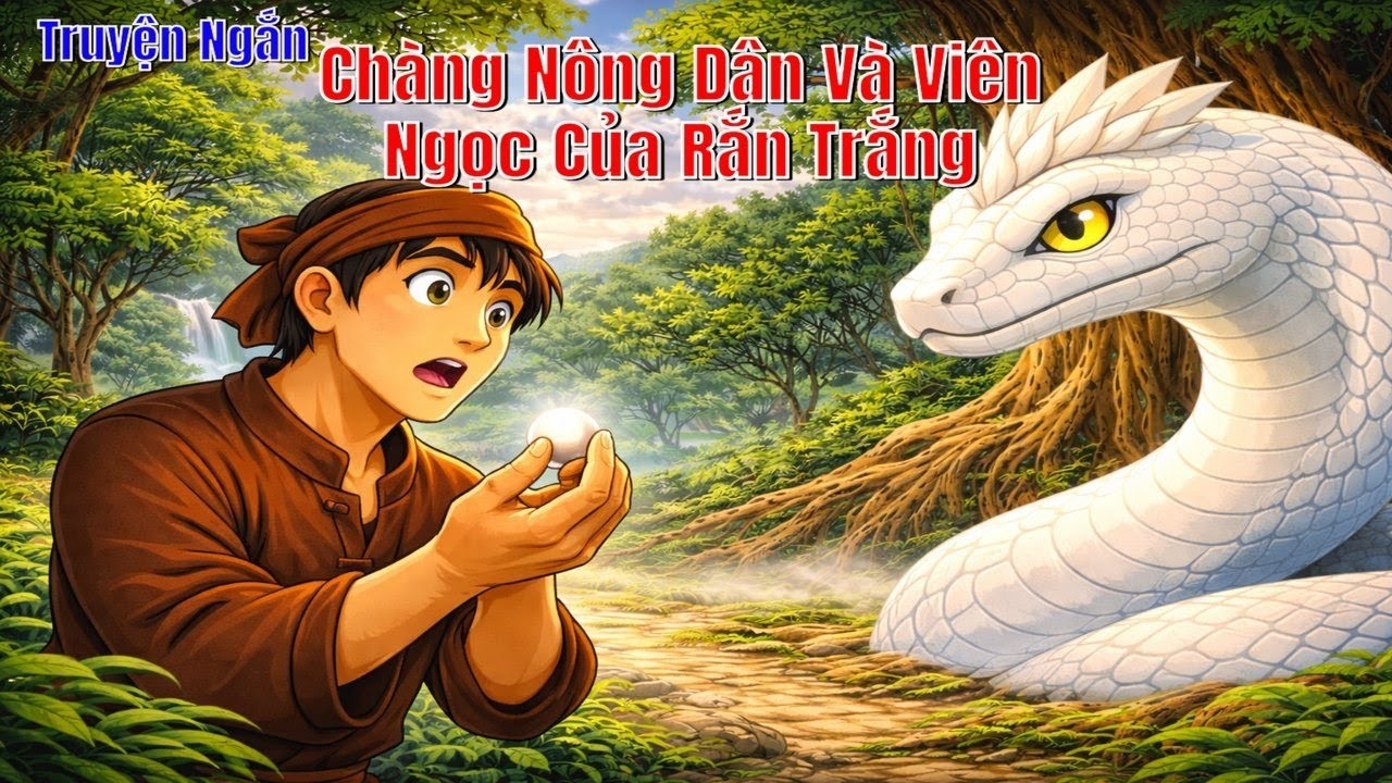 Chàng Nông Dân Và Viên Ngọc Của Rắn Trắng.Truyện Cổ Tích Dân Gian Hay , Thấm