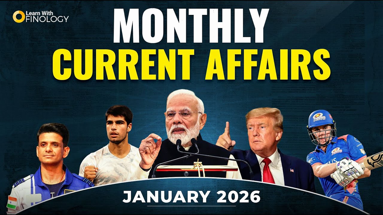 January Monthly Current Affairs 2026 | All competitive exams | Current Affairs