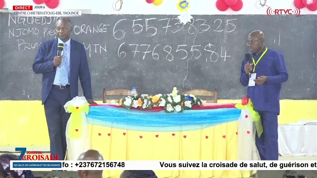 🔴 DIRECT JOUR 6 - CROISADE DE SALUT, DE GUÉRISON ET DE DÉLIVRANCE YAOUNDÉ 2026