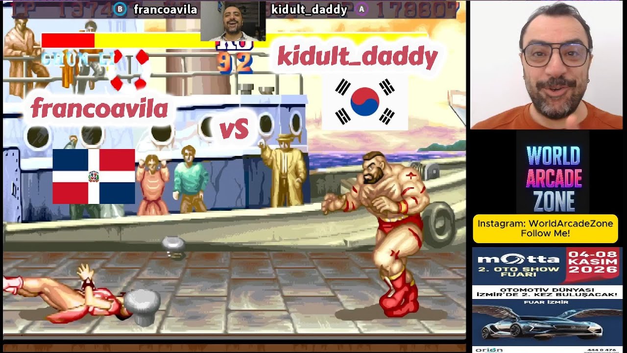 Street Fighter II: Champion Edition - francoavila vs kidult_daddy - FT5 - 1080P - 08.02.2026