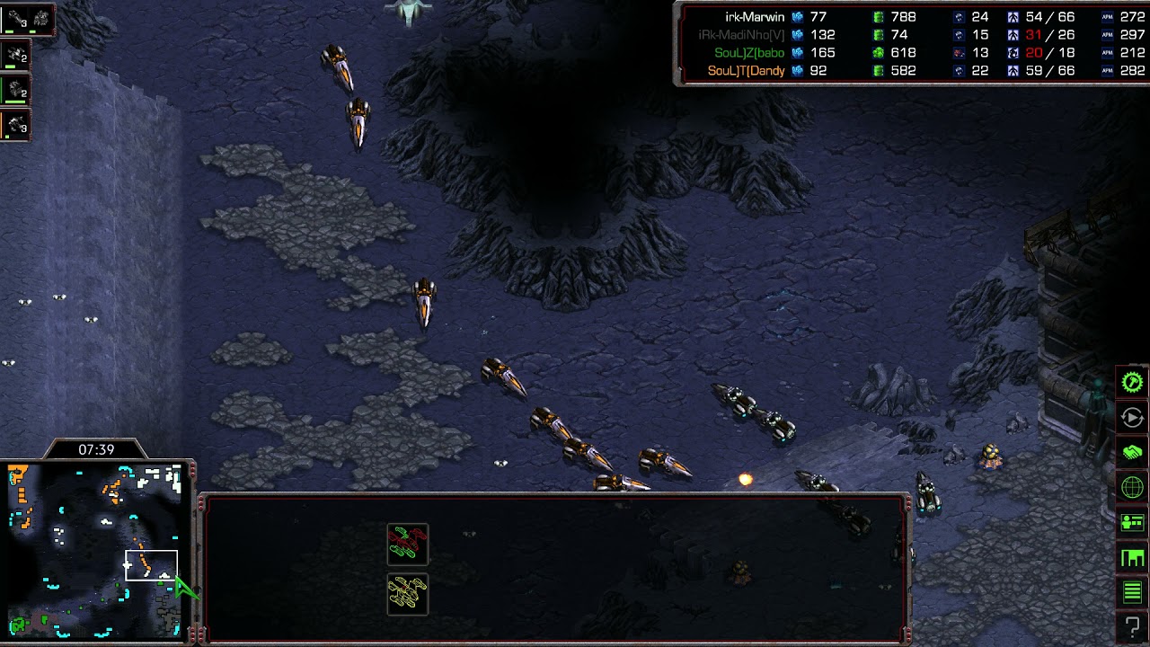 Starcraft: Remastered Broodwar 2v2 game on Ultimate Stream