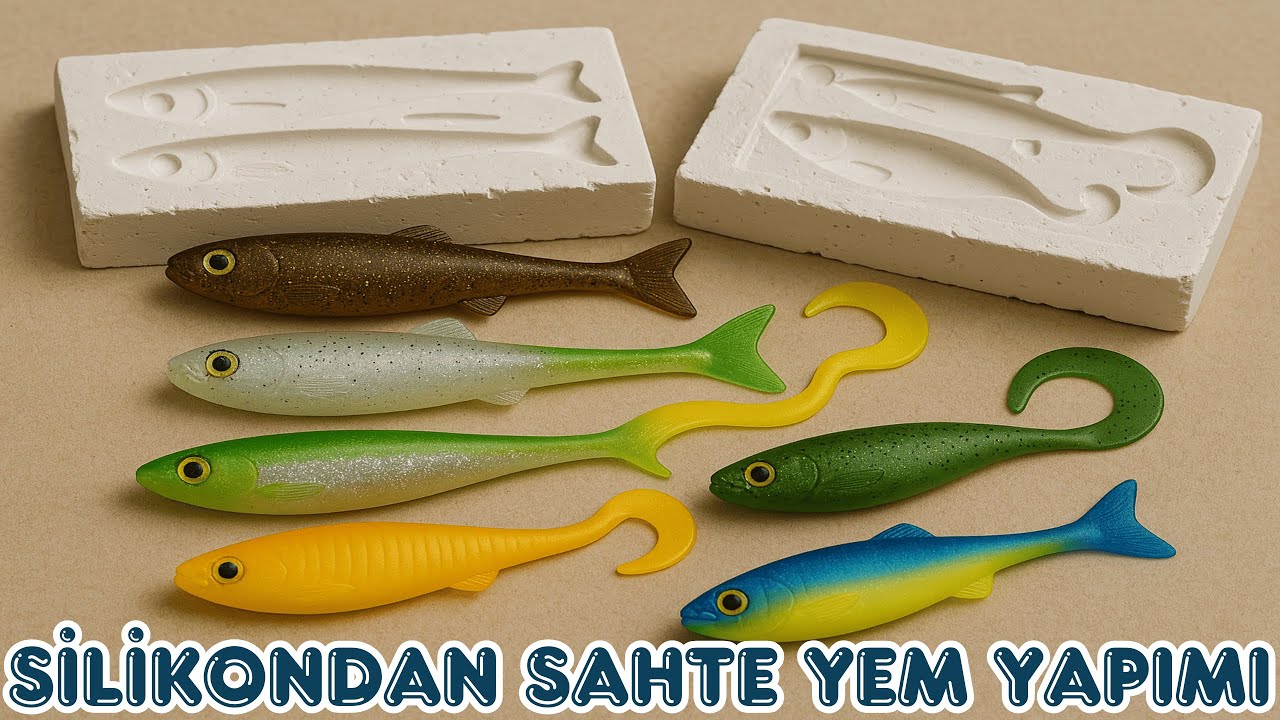 SAHTE BALIK YEMİ YAPIMI-FAKE SILICONE FEED MAKING-SAHTE SİLİKON YEM YAPIMI-SİLİKON JİG YAPIMI