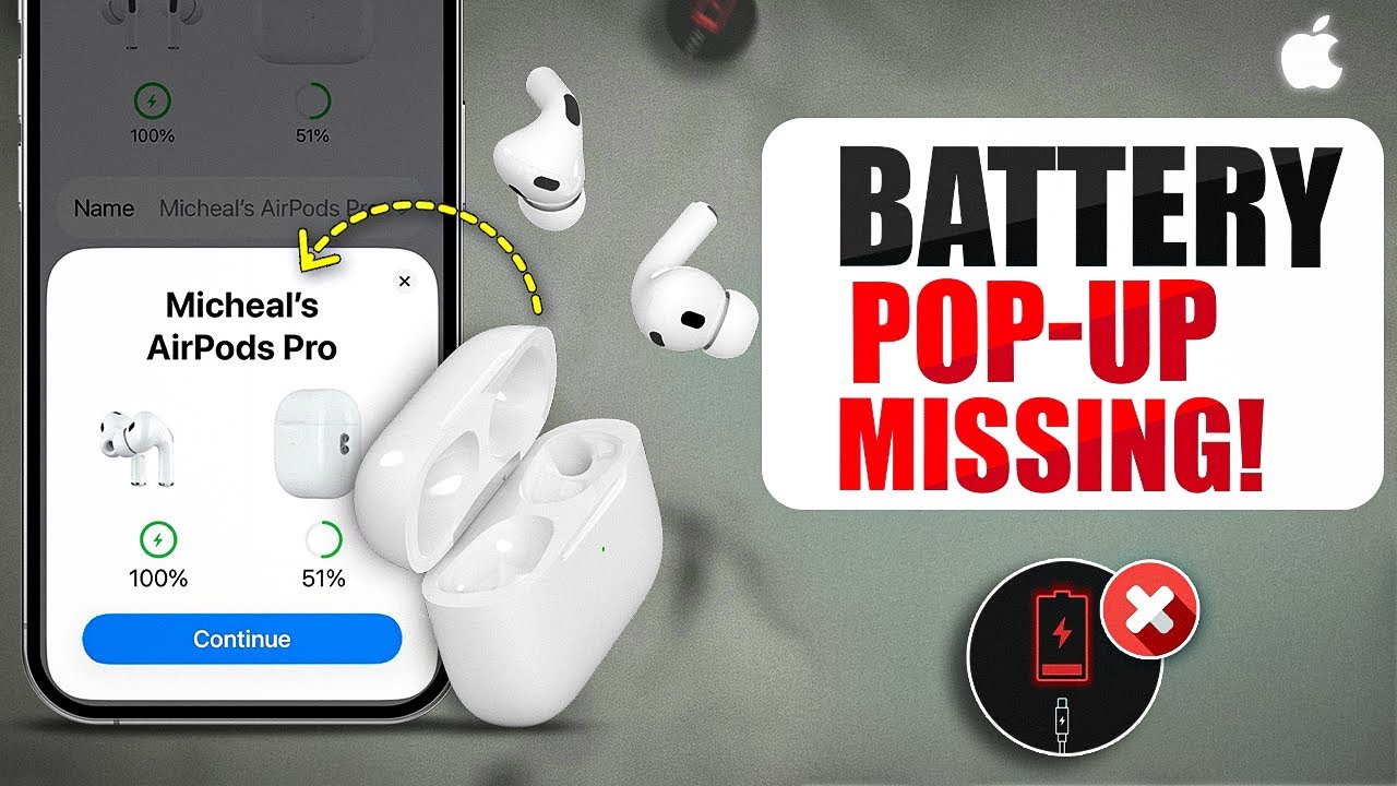 Исправление проблемы с отображением всплывающего окна AirPods на iPhone | Решение проблемы с отсу...