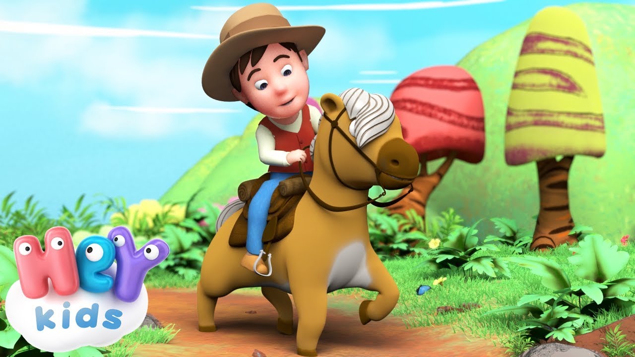 Le Cheval 🐎 Comptine Bébé en Francais | HeyKids