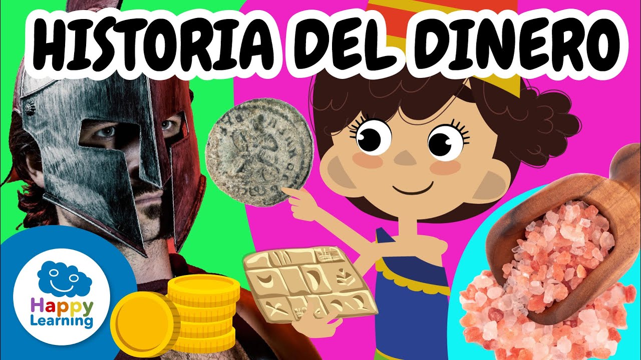 La Historia del Dinero: Del Trueque a los Billetes 💰 Economía para Niños @HappyLearningES