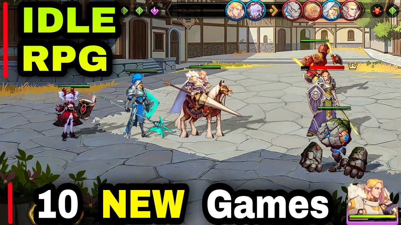 Top 10 Best NEW IDLE RPG Games for Android iOS | Top 10 NEW IDLE Games for Mobile (GACHA IDLE Games)