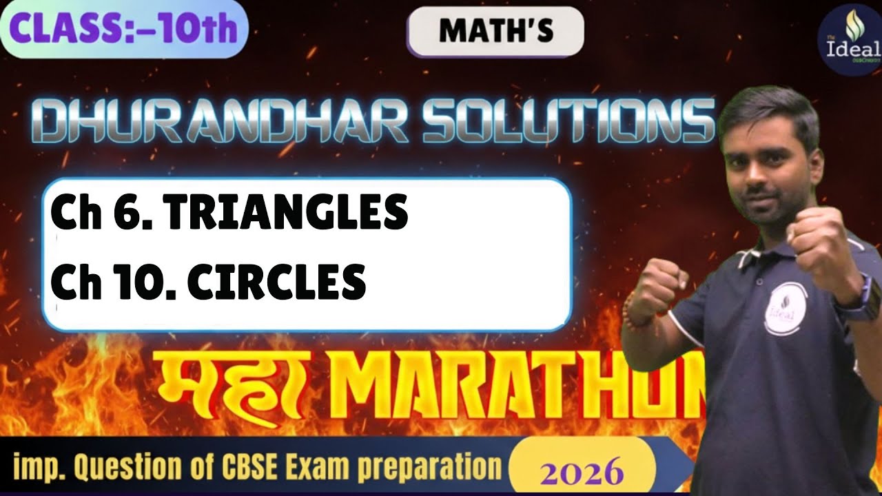 🔥Class 10 Maths Ch 6, &10 | Triangles + Coordinate Geometry + Circles | Complete Revision in 1 Shot