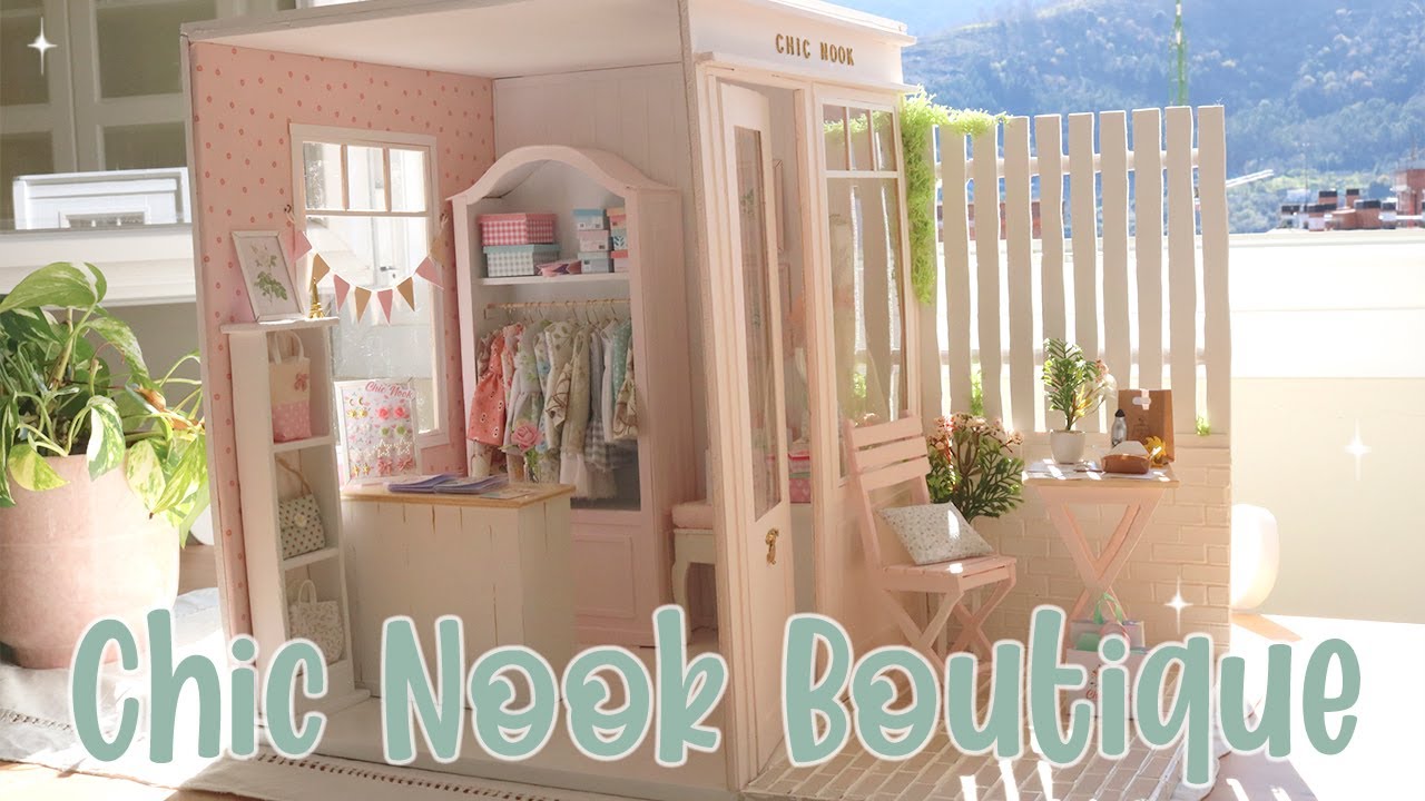 Chic Nook Boutique 1/6 scale handmade miniature dollhouse by Nerea Pozo
