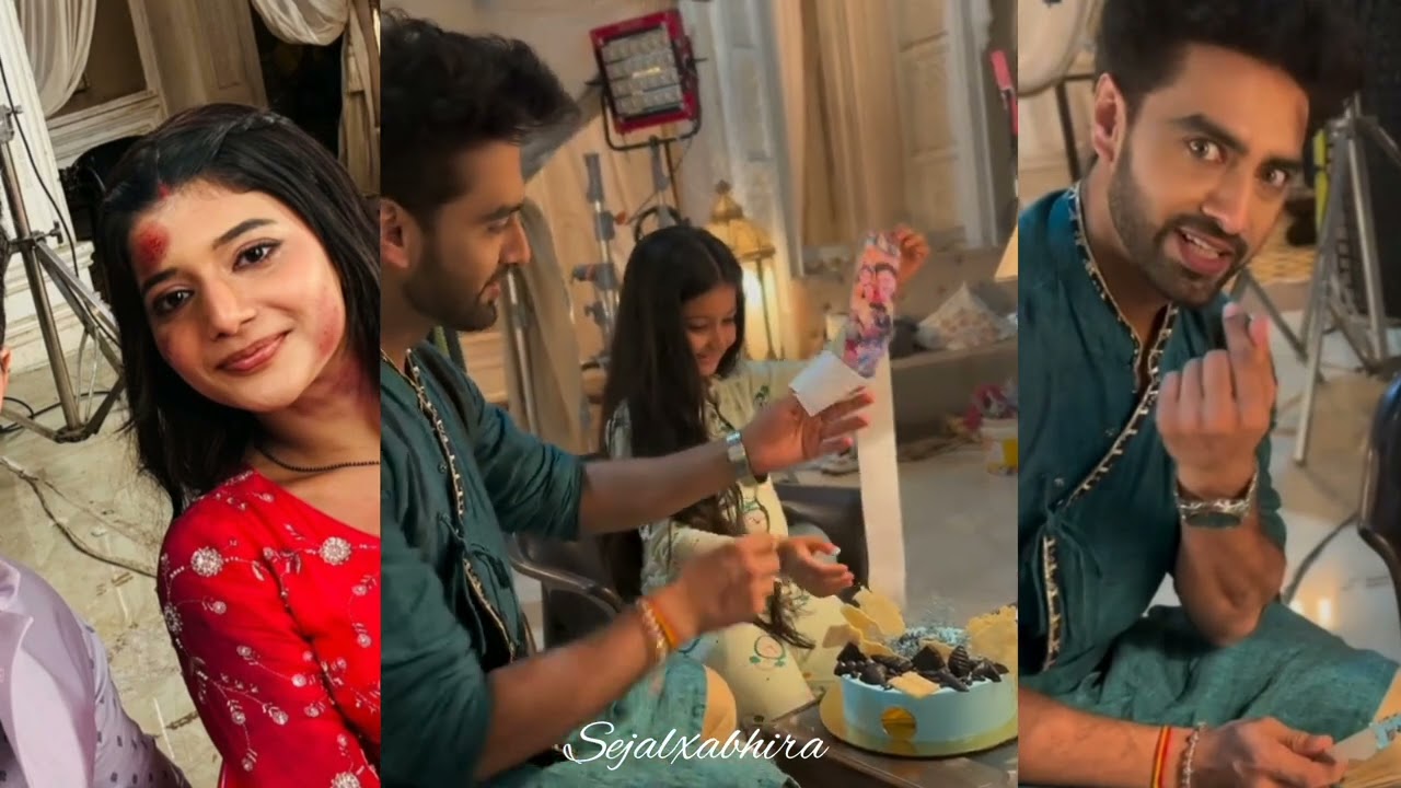  Beautiful family moment ✨ #samriddhi #abhira #yrkkh #urvarumani #rohitpurohit #samriddhishukla 
