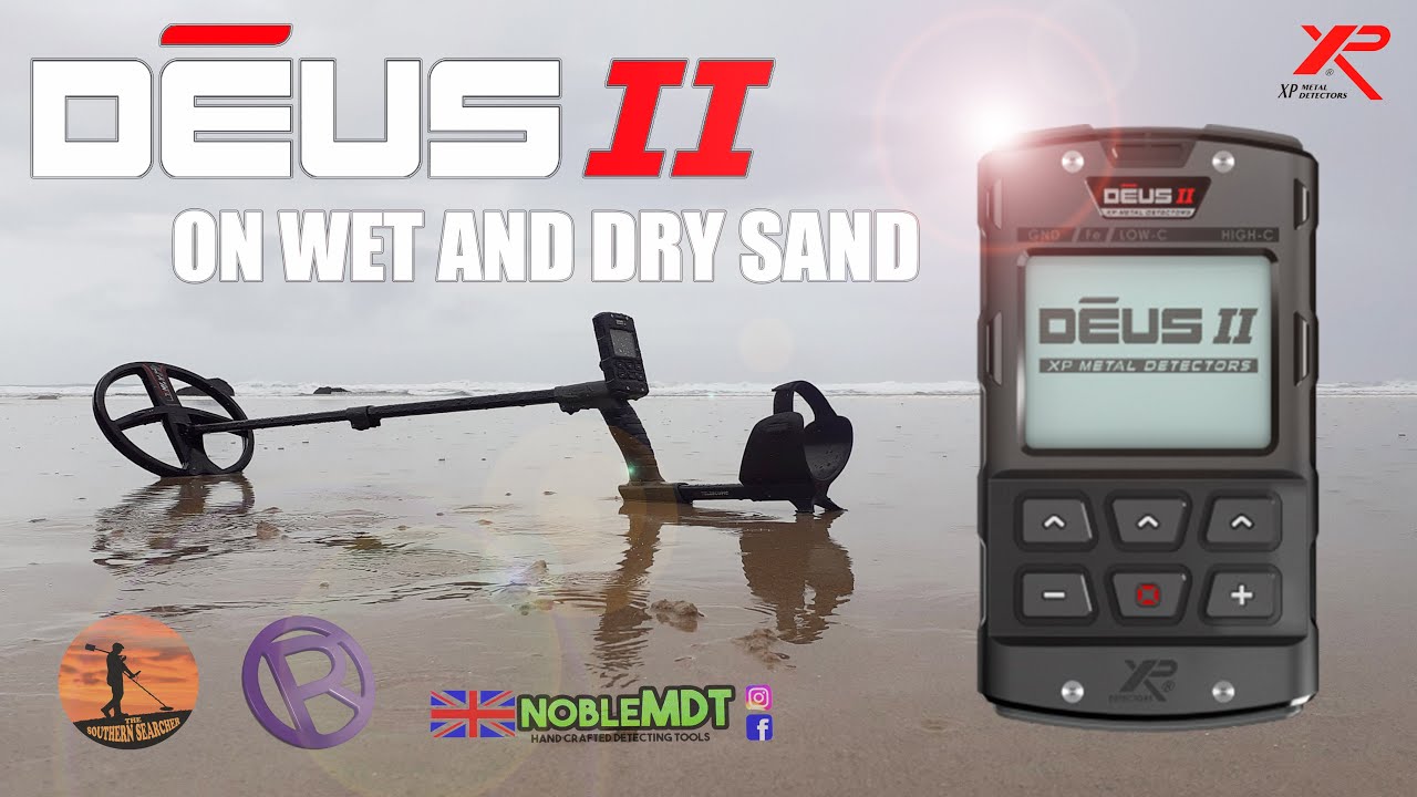 DEUS II ON WET AND DRY SAND | XP DEUS 2 | METAL DETECTING UK