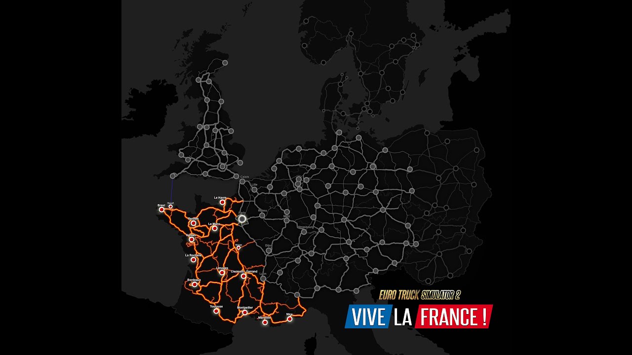 купил DLC - Vive la France (Euro Truck Simulator 2)